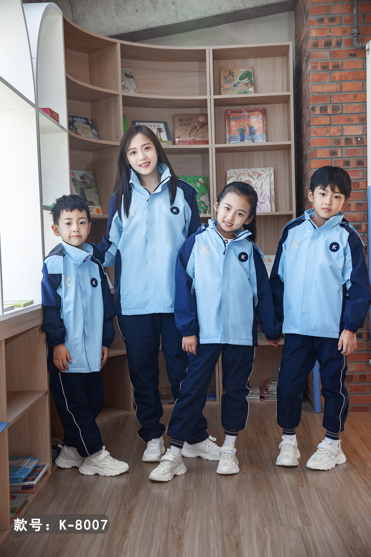 纪德卡顿冲锋衣校服k8007
