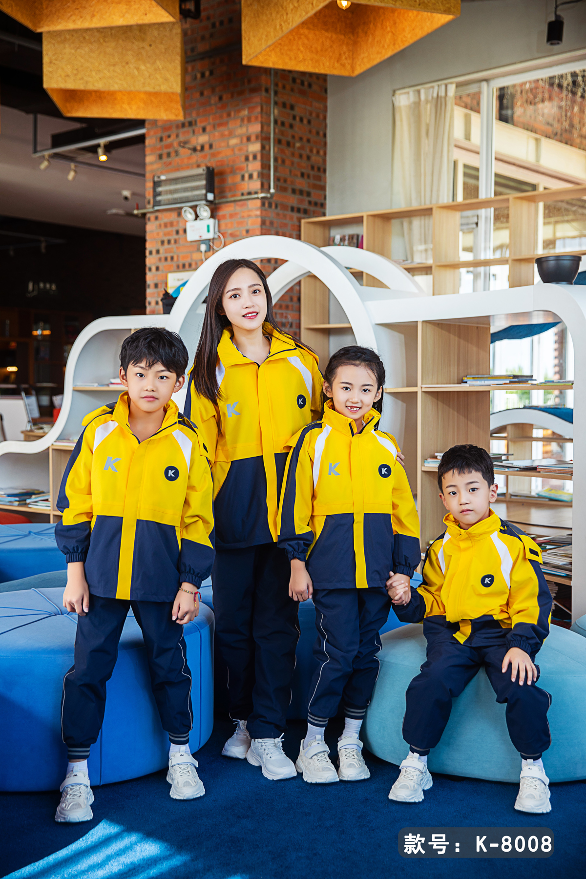 纪德卡顿冲锋衣园服k8008