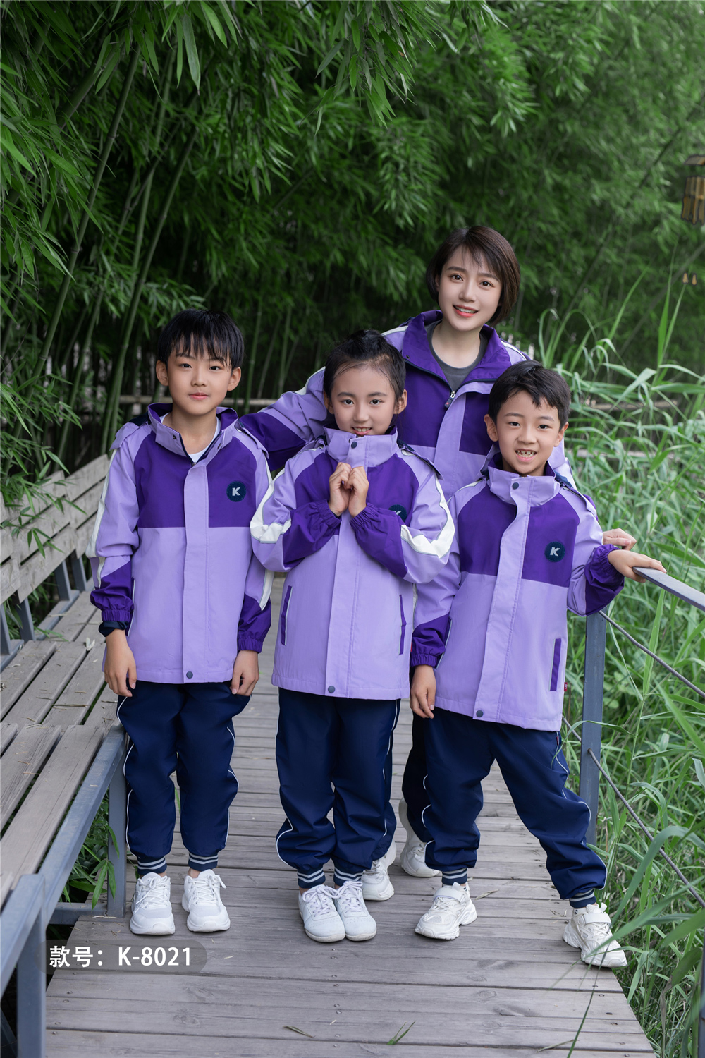 纪德卡顿冲锋衣校服园服k8021