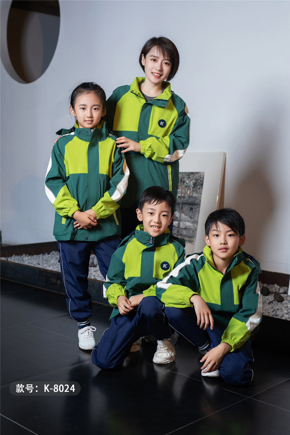 冲锋衣园服，冲锋衣老师服k8024